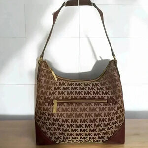 Michael Kors Burgundy Shoulder Bag